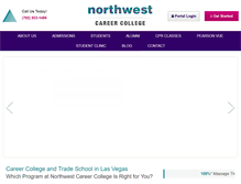 Tablet Screenshot of northwestcareercollege.edu
